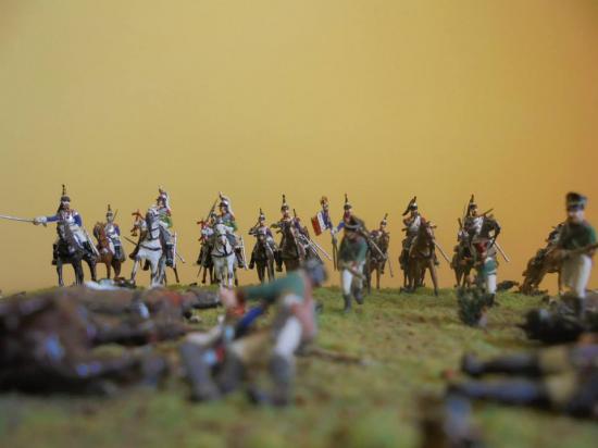 Charge des Cuirassiers Français au 1/72