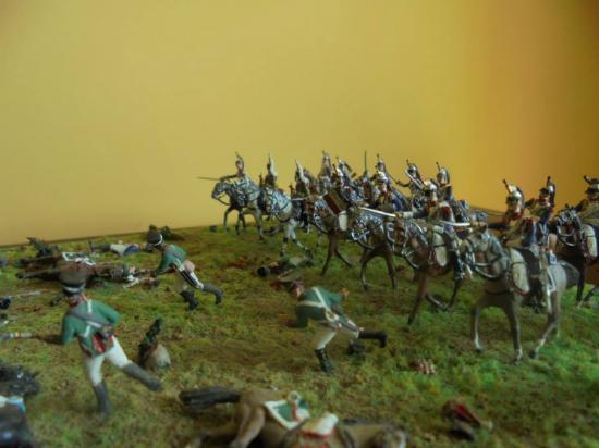 Charge des Cuirassiers Français au 1/72