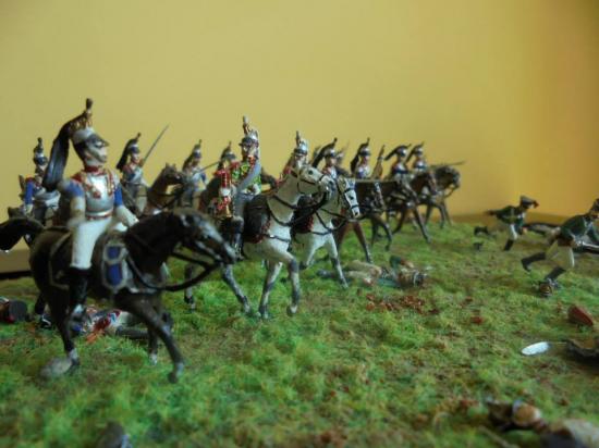 Charge des Cuirassiers Français au 1/72