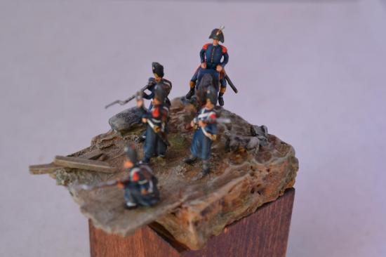 Grenadiers de la Garde Impériale en manteau au 1/72