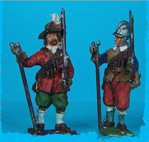 Mousquetaires au 1/72ème guerre de 30 ans