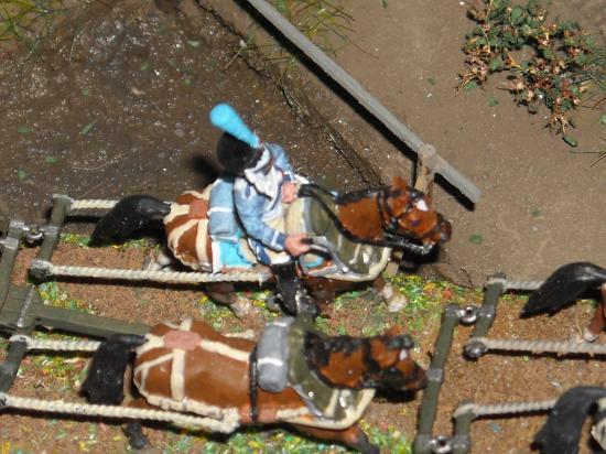 Photo Marc Claus: chariot à munition type Gribeauval campagne de Russi