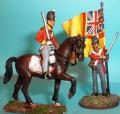 AP028 Waterloo 1815: Officiers à Cheval peinture Stéphane Brunet comme toujours superbe