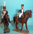 AP028 Waterloo 1815: Officiers à Cheval avec figurine Art Miniaturen peinture Stéphane Brunet comme toujours superbe