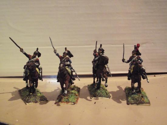 Cuirassiers Français Art Miniaturen Chargeant au 1/7ème par Didier Chagnon