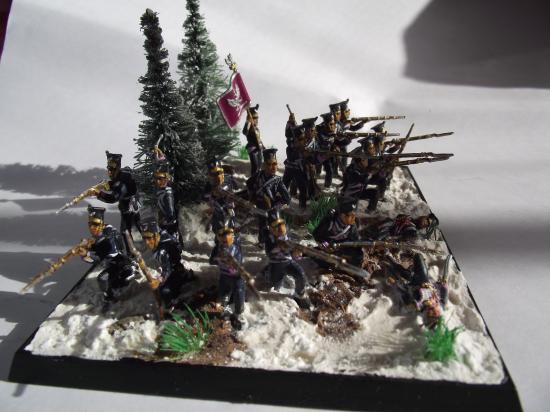 Infanterie Polonaise dans les neiges de ...