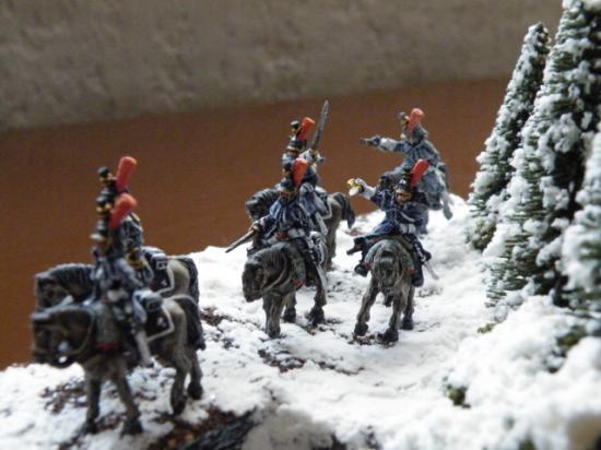 Strelets-r Réf. 089 Cuirassiers Français en manteau belle réalisation de J-P Delice encore bravo