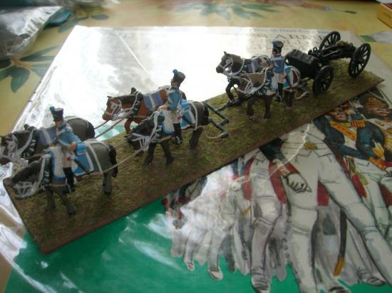 Train d'artillerie Art Miniaturen belle réalisation de Jean-François Ducos