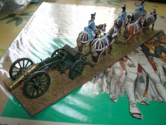 Train d'artillerie Art Miniaturen belle réalisation de Jean-François Ducos
