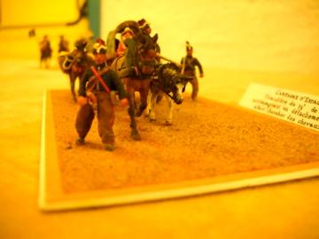 Remonte du 13 ème de Cuirassiers avec Vivandière en 1811 au 1/72ème - Espagne par François Heyberger