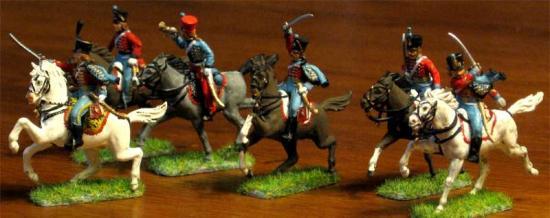 Peinture et photo par Didier Chagnon: Hussards Français 9ème régiment
