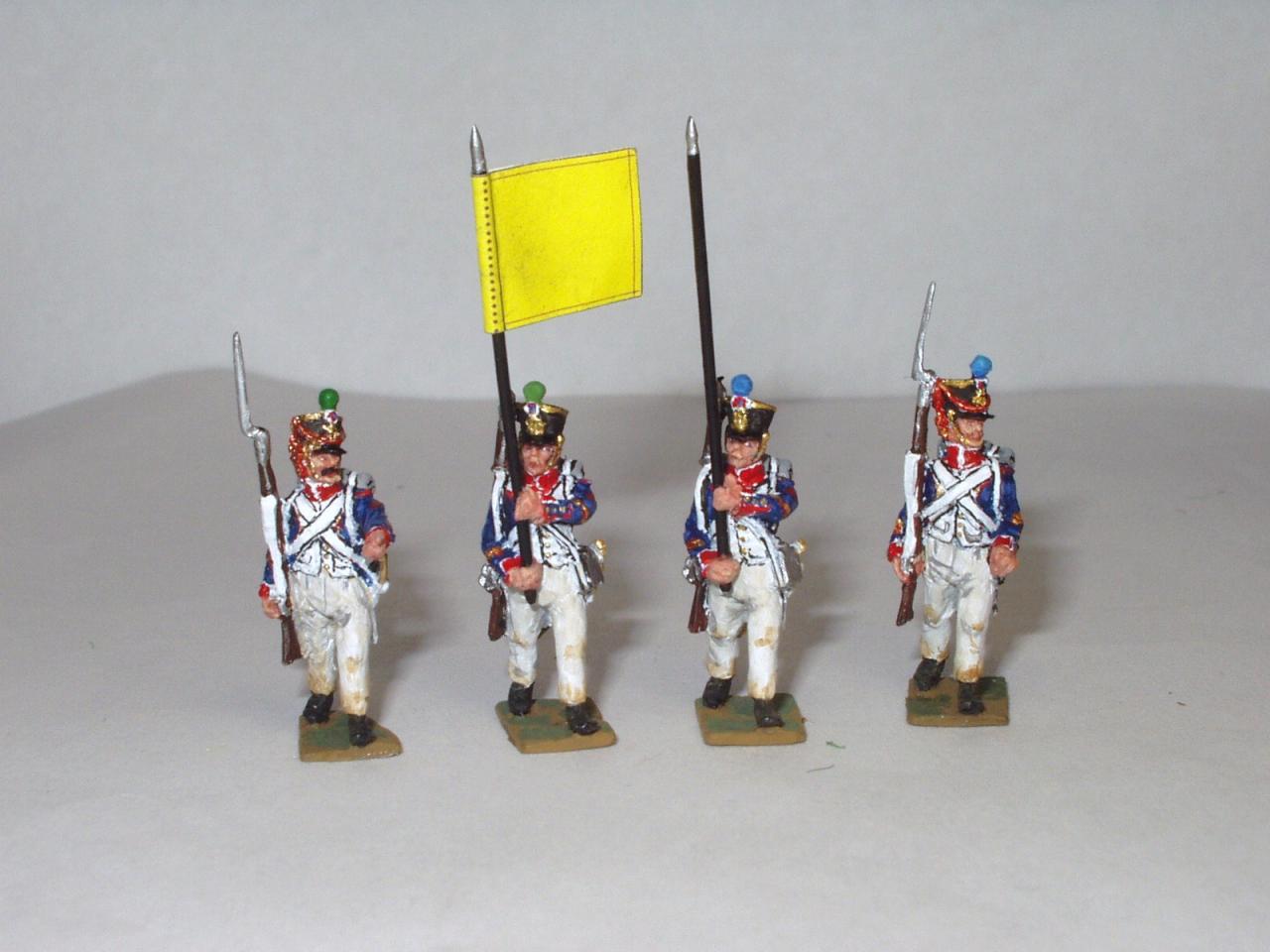 Infanterie Française 1er Empire au 1/72 collection Marc Claus