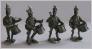 JS72/0628 4 Tambours de fusiliers Austro-Hongrois (1816-1815), marchant, Östereichische-Ungarische Füsiliere (1806-1815), Trommler, marschierend, 4 Figuren