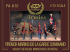 FA-010 : FRENCH MARINS DE LA GARDE COMMAND metal