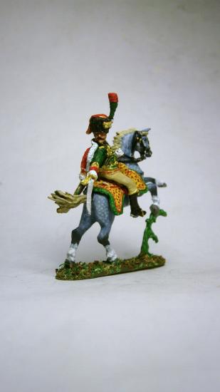 Officier des Chasseurs à  cheval de la Garde Impériale selon GERICAULT (Dieudonné)