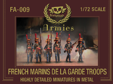 FA-009 : FRENCH MARINS DE LA GARDE TROOPS metal