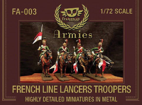 FA-003 : FRENCH LINE LANCERS TROOPERS metal